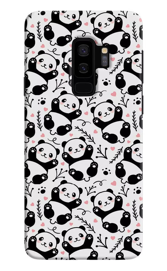 Cute Panda Samsung S9 Plus Hard Case Back Cover by Casekaro