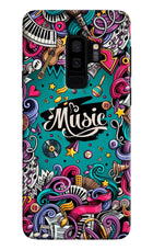 Music Graffiti Samsung S9 Plus Hard Case Back Cover by Casekaro