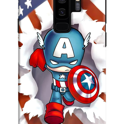 Captain America Samsung S9 Plus Hard Case Back Cover by Casekaro