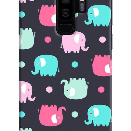 Elephants Samsung S9 Plus Hard Case Back Cover by Casekaro