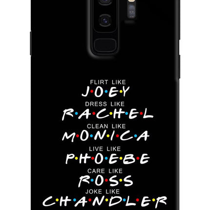 FRIENDS Character Samsung S9 Plus Hard Case Back Cover by Casekaro