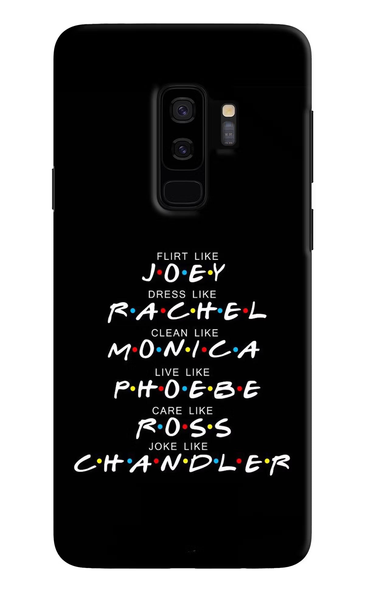 FRIENDS Character Samsung S9 Plus Hard Case Back Cover by Casekaro