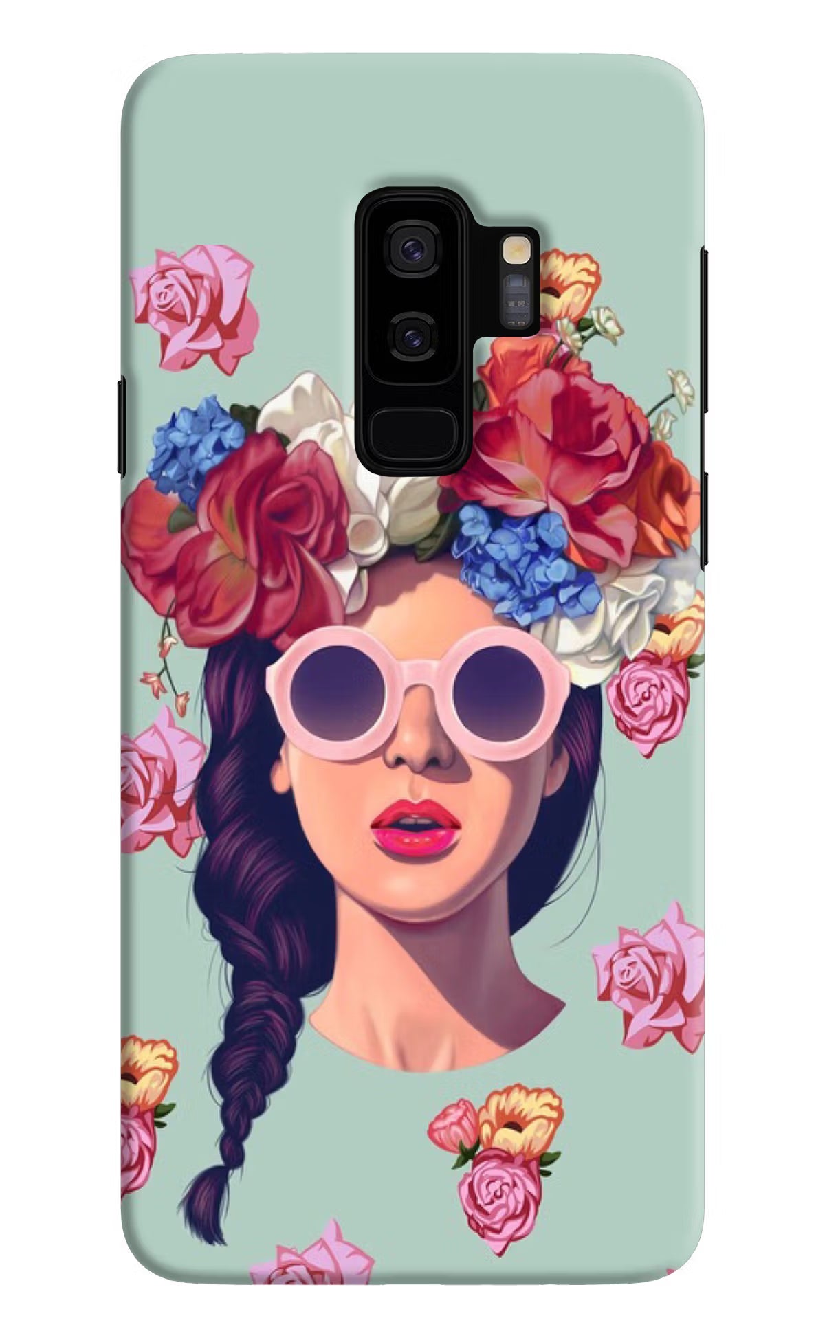 Pretty Girl Samsung S9 Plus Hard Case Back Cover by Casekaro