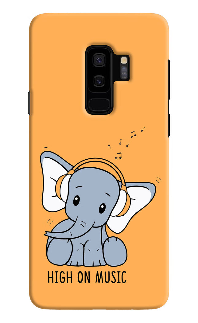 High On Music Samsung S9 Plus Hard Case Back Cover by Casekaro