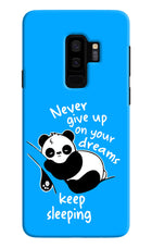 Keep Sleeping Samsung S9 Plus Hard Case Back Cover by Casekaro
