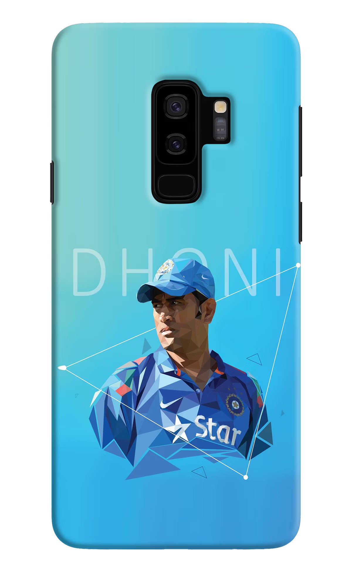 Dhoni Artwork Samsung S9 Plus Hard Case Back Cover by Casekaro