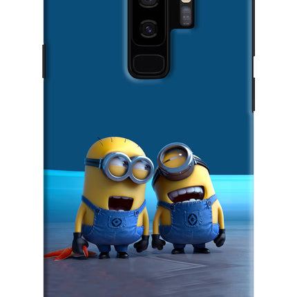Minion Laughing Samsung S9 Plus Hard Case Back Cover by Casekaro