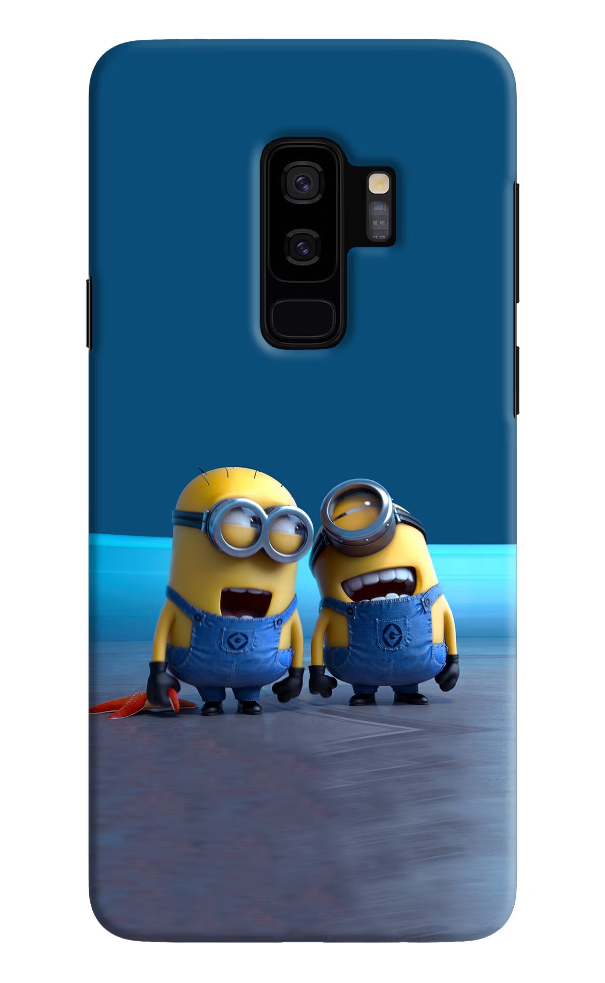 Minion Laughing Samsung S9 Plus Hard Case Back Cover by Casekaro
