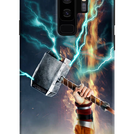 Thor Hammer Mjolnir Samsung S9 Plus Hard Case Back Cover by Casekaro