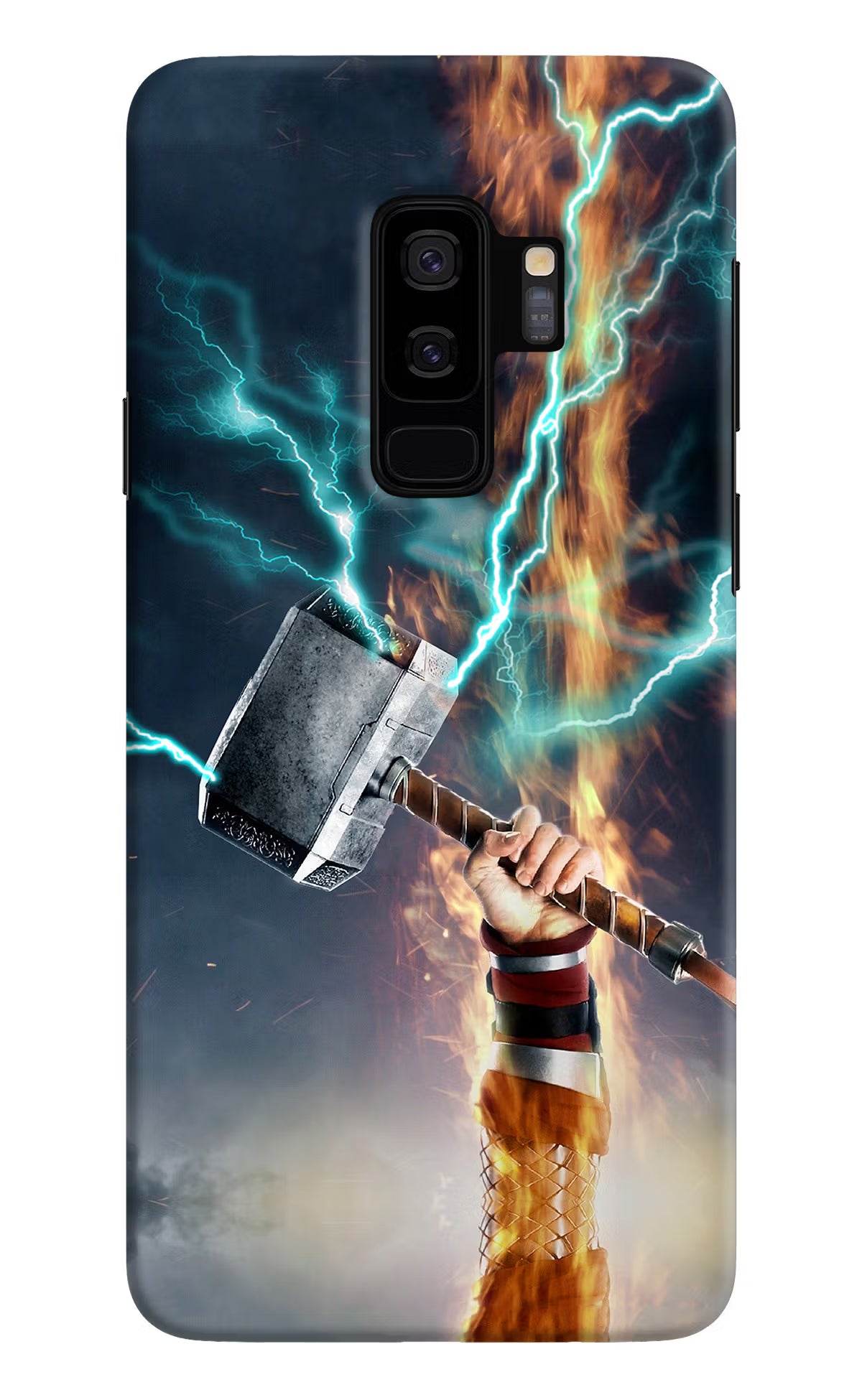 Thor Hammer Mjolnir Samsung S9 Plus Hard Case Back Cover by Casekaro