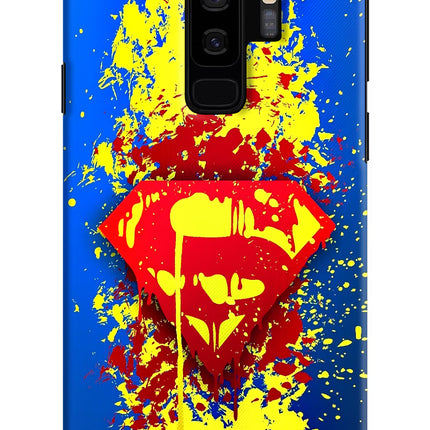 Superman logo Samsung S9 Plus Hard Case Back Cover by Casekaro