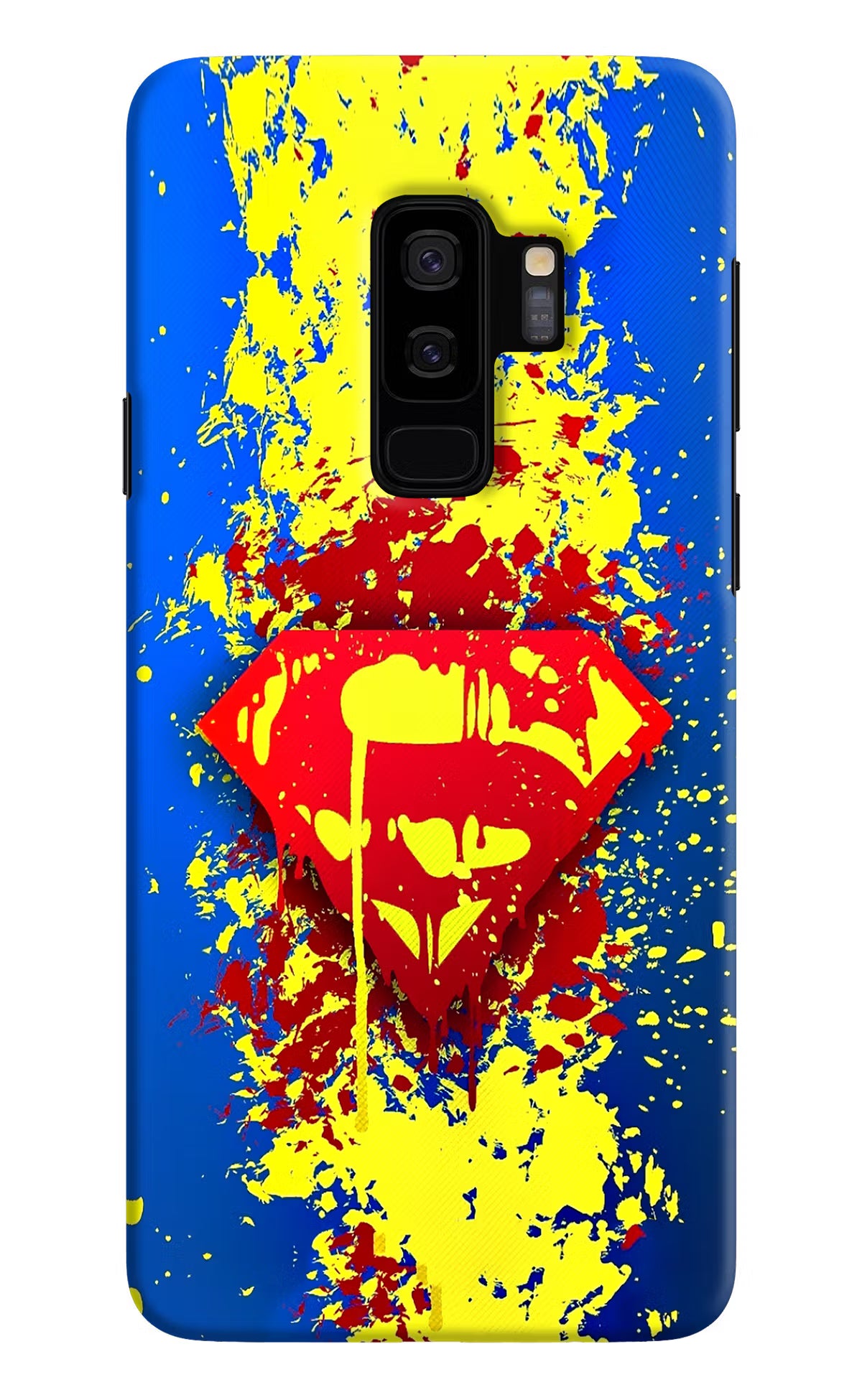 Superman logo Samsung S9 Plus Hard Case Back Cover by Casekaro