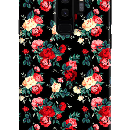 Rose Pattern Samsung S9 Plus Hard Case Back Cover by Casekaro