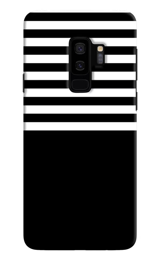 Black and White Print Samsung S9 Plus Hard Case Back Cover by Casekaro