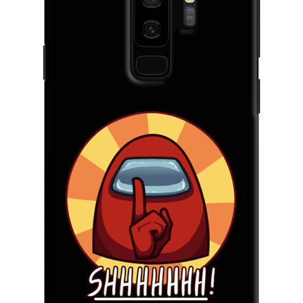 Among Us Shhh! Samsung S9 Plus Hard Case Back Cover by Casekaro