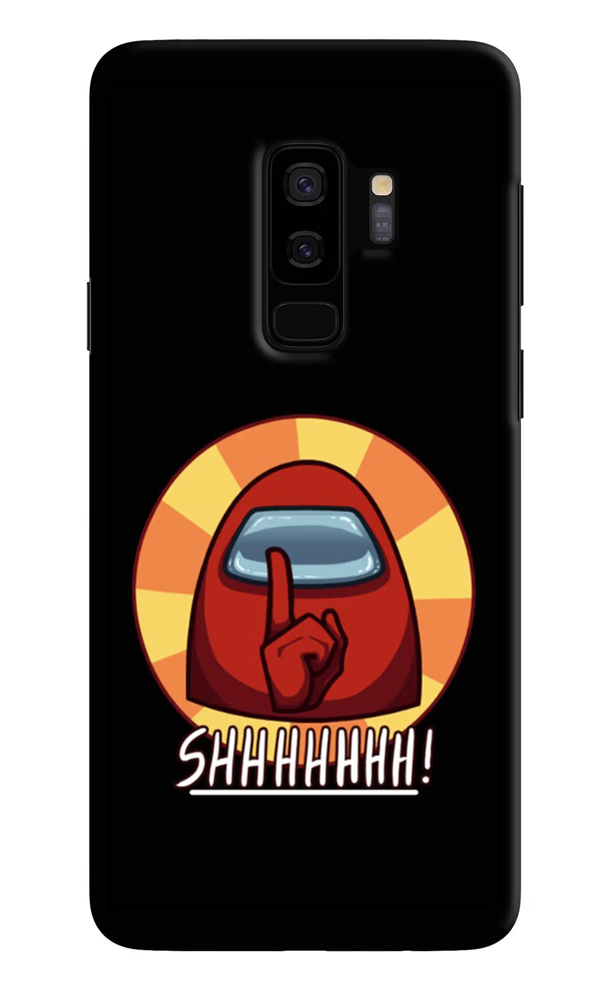Among Us Shhh! Samsung S9 Plus Hard Case Back Cover by Casekaro