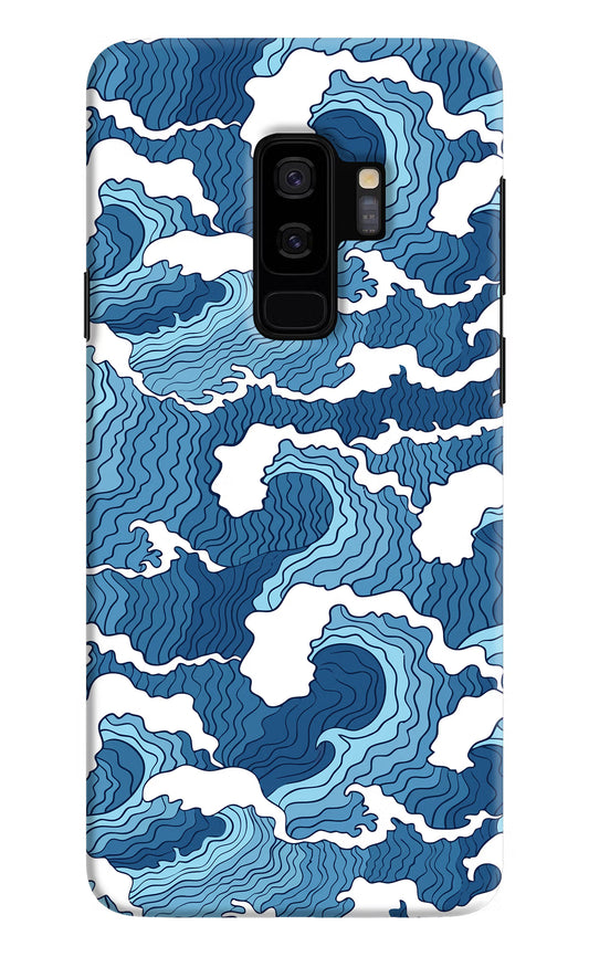 Blue Waves Samsung S9 Plus Hard Case Back Cover by Casekaro