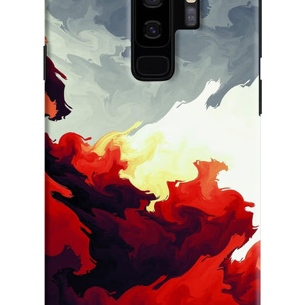 Fire Cloud Samsung S9 Plus Hard Case Back Cover by Casekaro