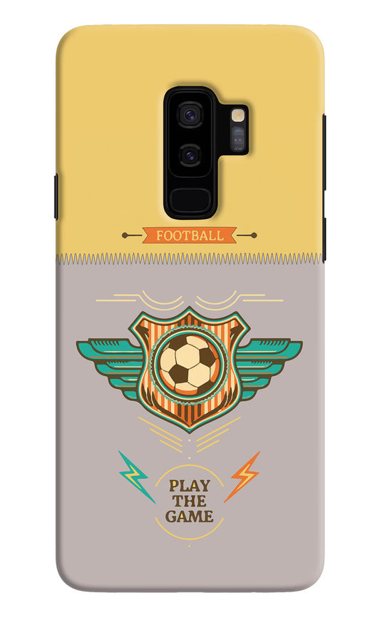 Football Samsung S9 Plus Hard Case Back Cover by Casekaro