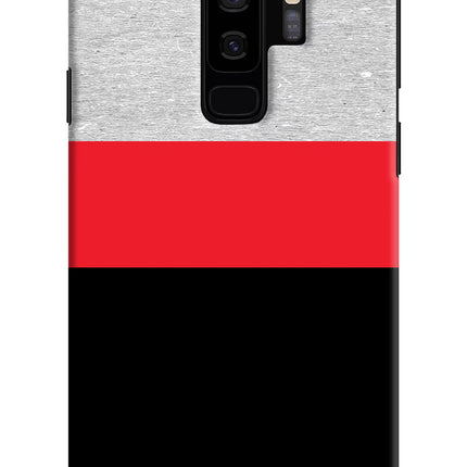 Tri Color Pattern Samsung S9 Plus Hard Case Back Cover by Casekaro