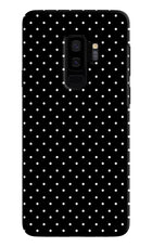 White Dots Samsung S9 Plus Hard Case Back Cover by Casekaro