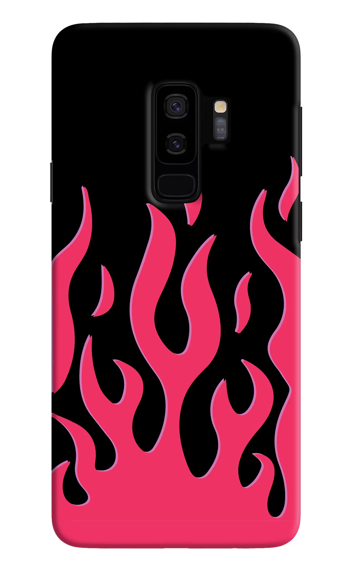 Fire Flames Samsung S9 Plus Hard Case Back Cover by Casekaro