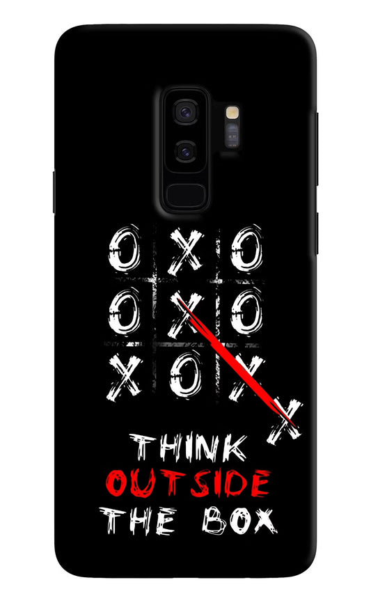Think out of the BOX Samsung S9 Plus Hard Case Back Cover by Casekaro