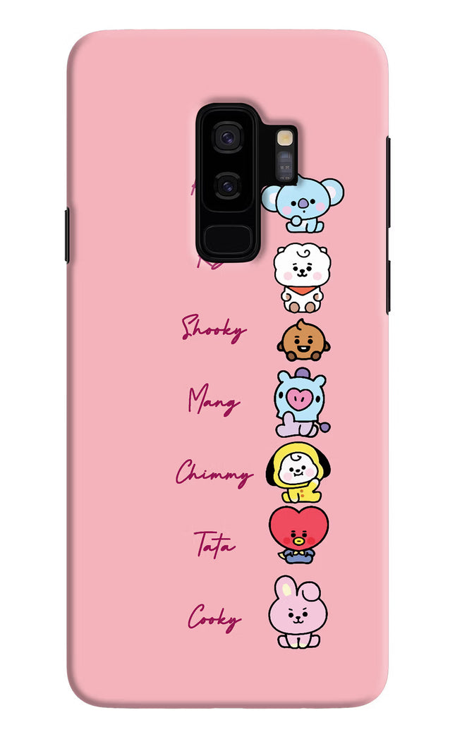 BTS names Samsung S9 Plus Hard Case Back Cover by Casekaro