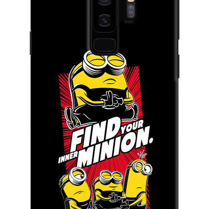 Find your inner Minion Samsung S9 Plus Hard Case Back Cover by Casekaro