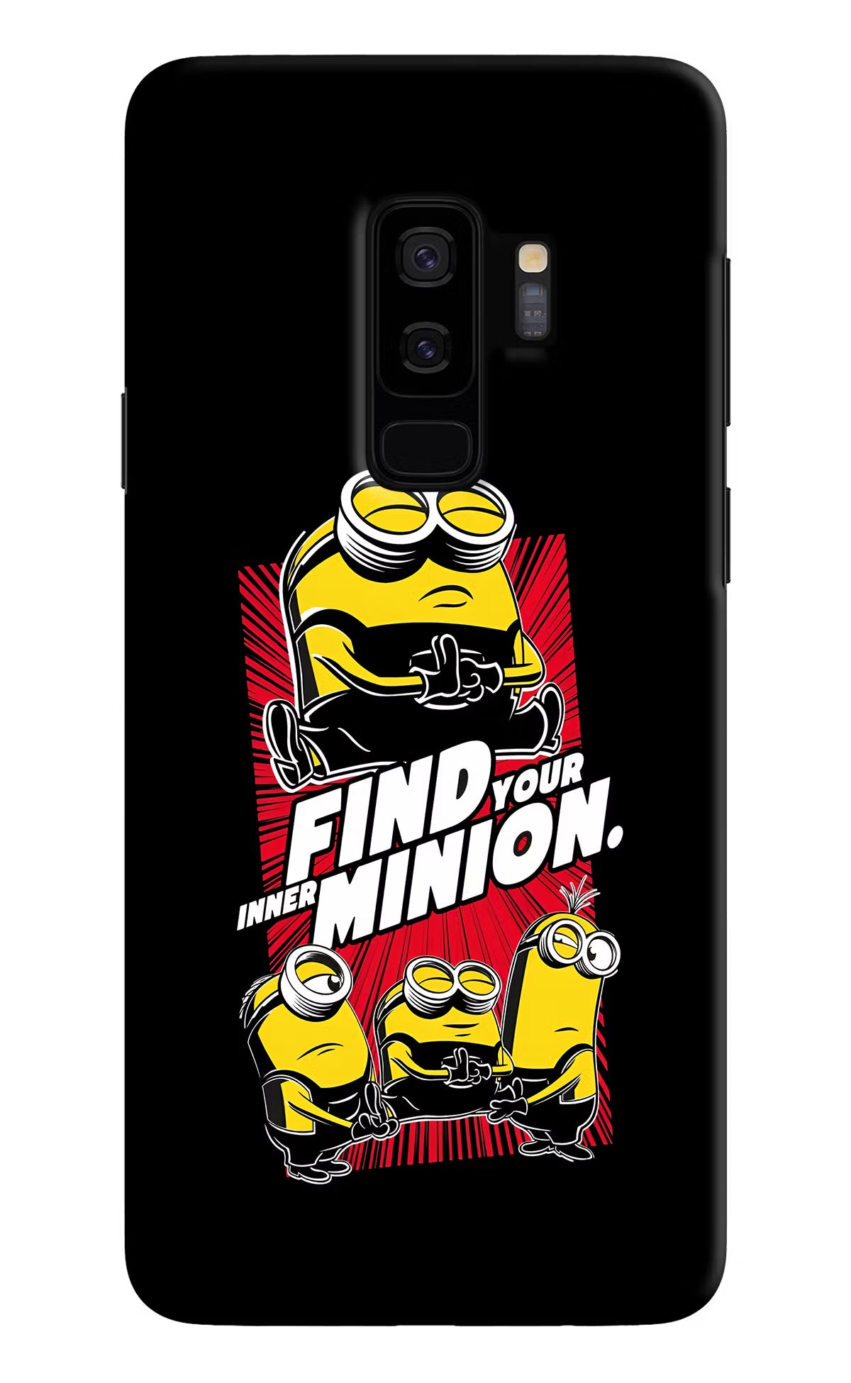 Find your inner Minion Samsung S9 Plus Hard Case Back Cover by Casekaro
