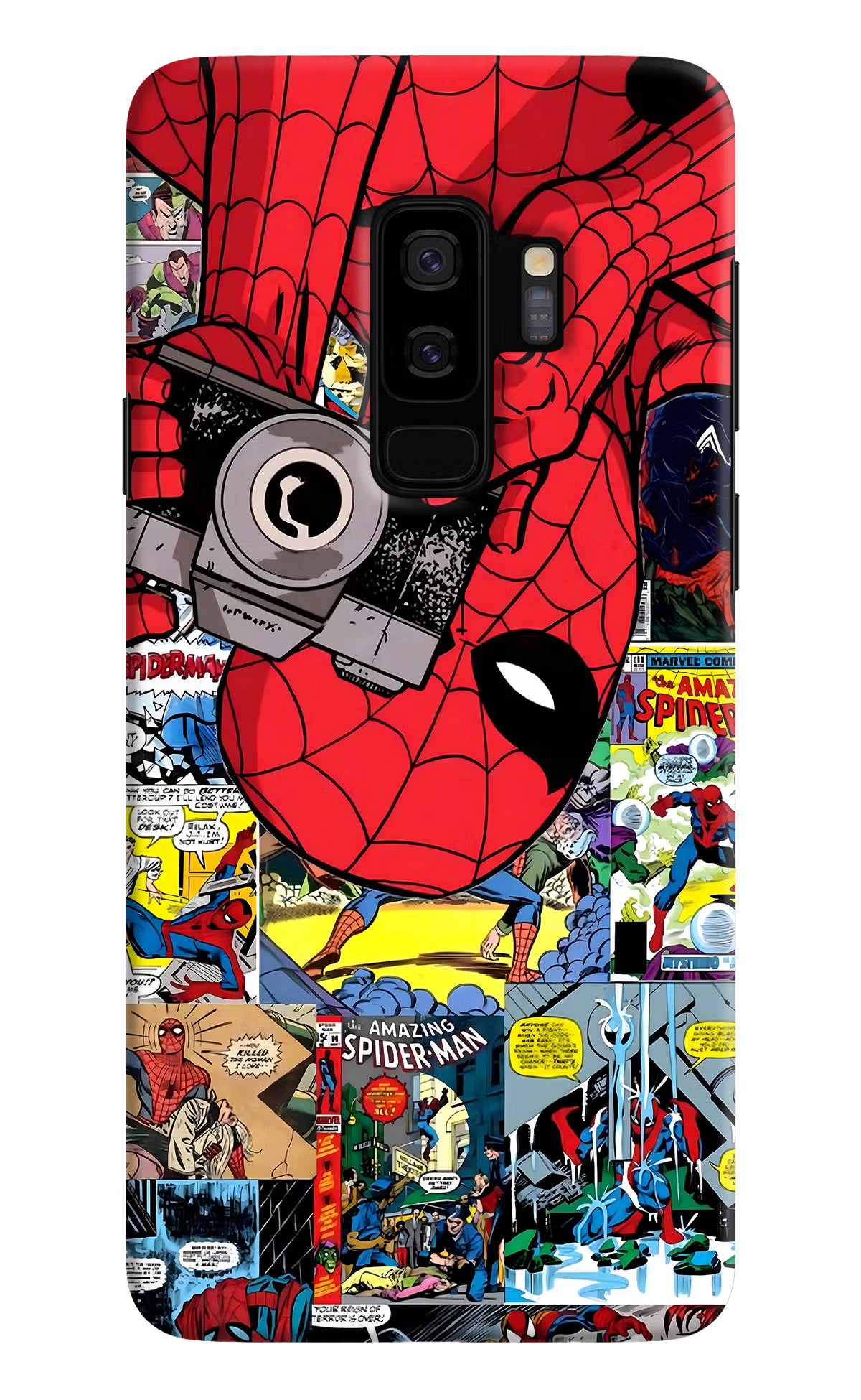 Spider Man Samsung S9 Plus Hard Case Back Cover by Casekaro
