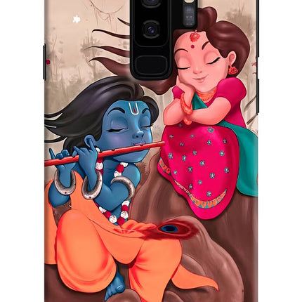 Radhe Krishna Samsung S9 Plus Hard Case Back Cover by Casekaro