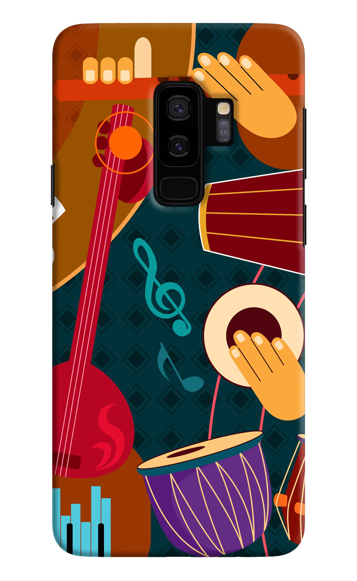 Music Instrument Samsung S9 Plus Hard Case Back Cover by Casekaro