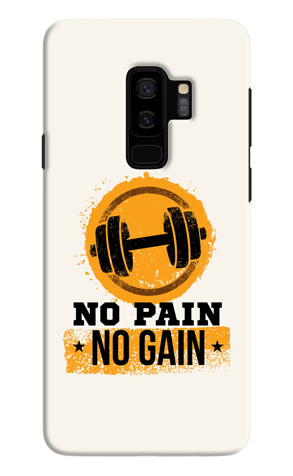 No Pain No Gain Samsung S9 Plus Hard Case Back Cover by Casekaro