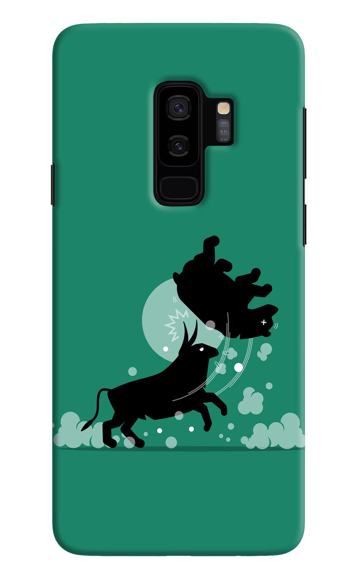 Bull Conqueror Samsung S9 Plus Hard Case Back Cover by Casekaro