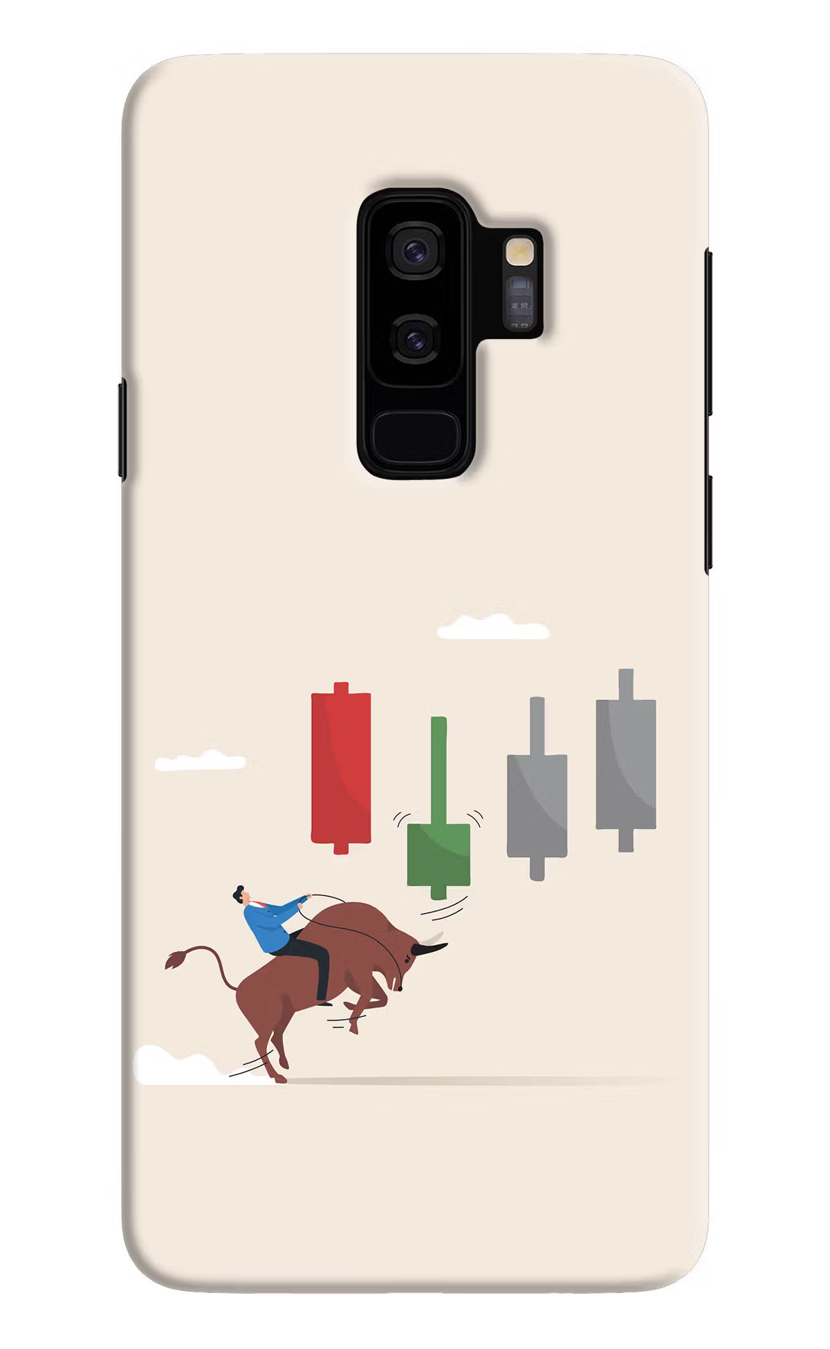 Bull Trading Momentum Samsung S9 Plus Hard Case Back Cover by Casekaro