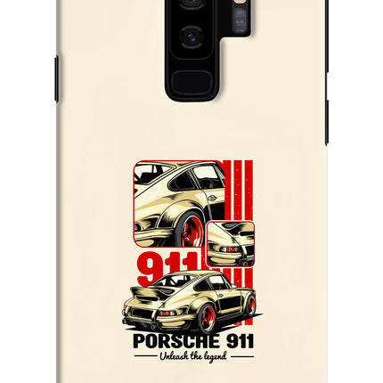Classic Porsche 911 Samsung S9 Plus Hard Case Back Cover by Casekaro