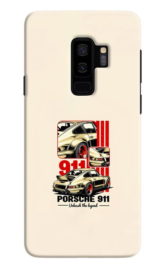 Classic Porsche 911 Samsung S9 Plus Hard Case Back Cover by Casekaro