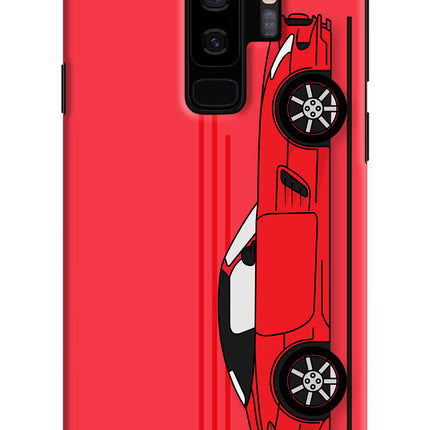 Red Velocity Samsung S9 Plus Hard Case Back Cover by Casekaro