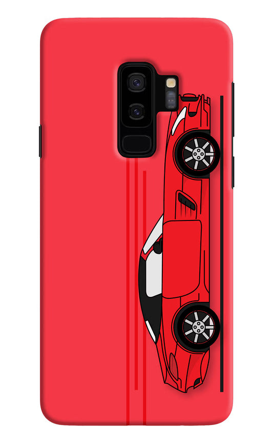 Red Velocity Samsung S9 Plus Hard Case Back Cover by Casekaro
