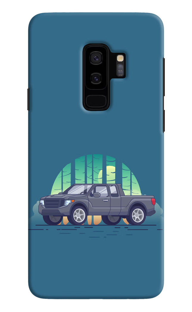 Retro Garage Vibe Samsung S9 Plus Hard Case Back Cover by Casekaro