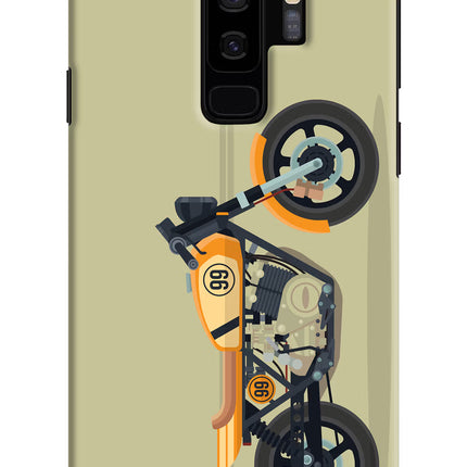 Vertical Speedster Samsung S9 Plus Hard Case Back Cover by Casekaro