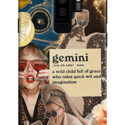 Gemini Zodiac Samsung S9 Plus Hard Case Back Cover by Casekaro
