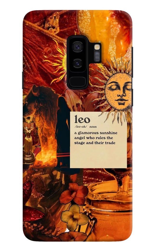 Leo Zodiac Samsung S9 Plus Hard Case Back Cover by Casekaro