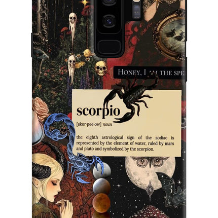 Scorpio Zodiac Samsung S9 Plus Hard Case Back Cover by Casekaro