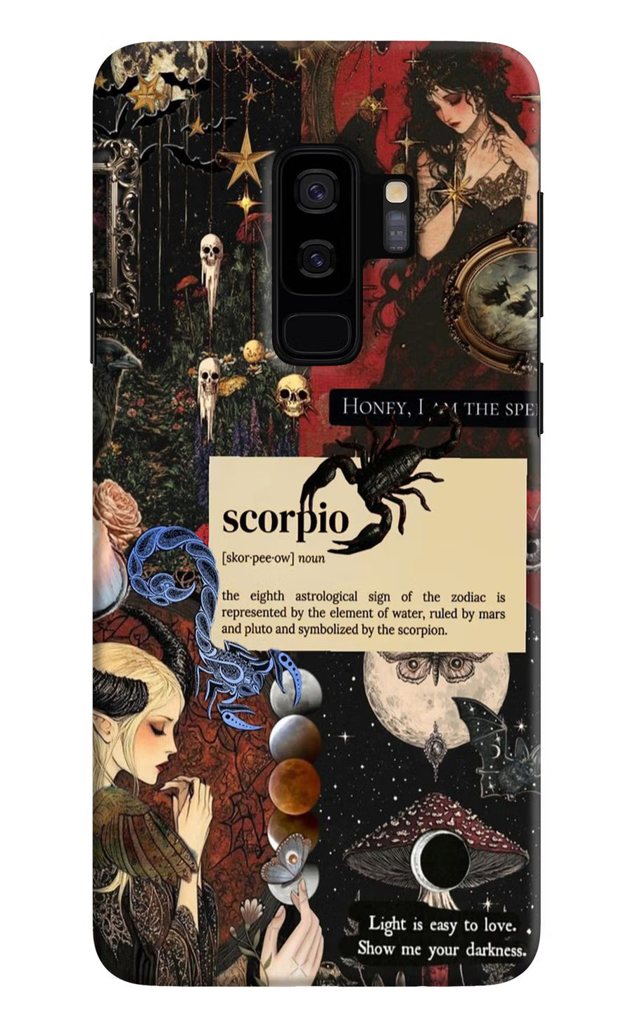 Scorpio Zodiac Samsung S9 Plus Back Cover, Hard case