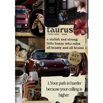 Taurus Zodiac Samsung S9 Plus Hard Case Back Cover by Casekaro