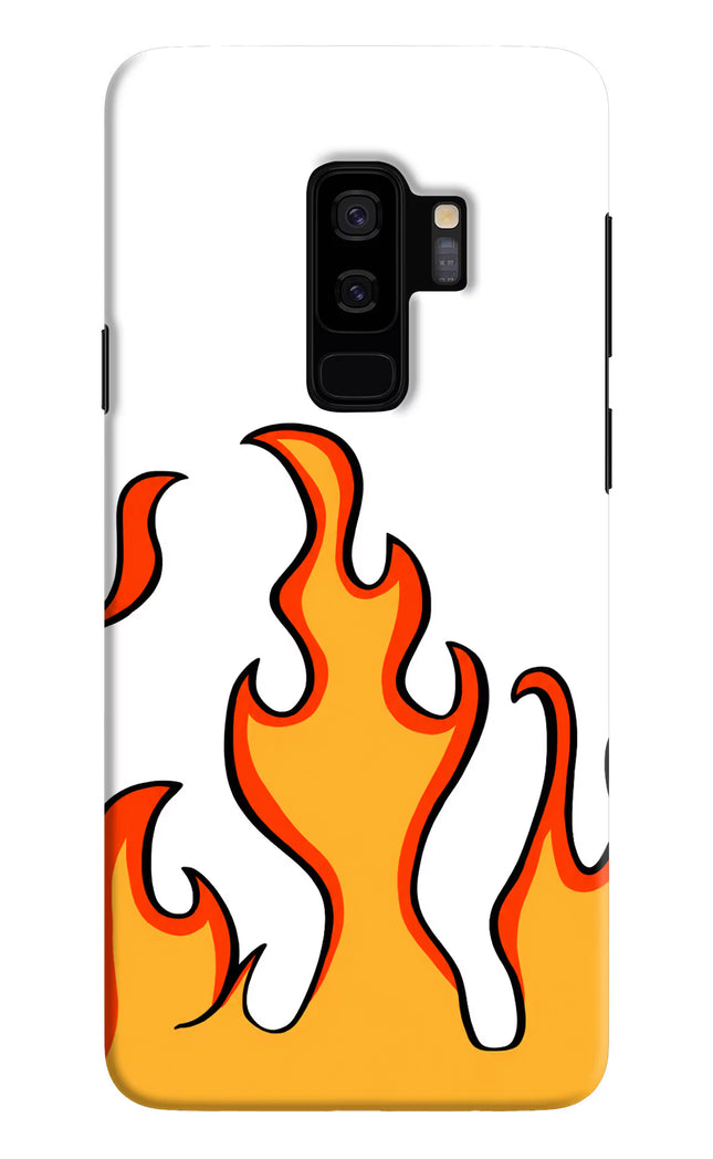 Fired Up – White Samsung S9 Plus Hard Case Back Cover by Casekaro