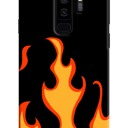 Fired Up – Black Samsung S9 Plus Hard Case Back Cover by Casekaro