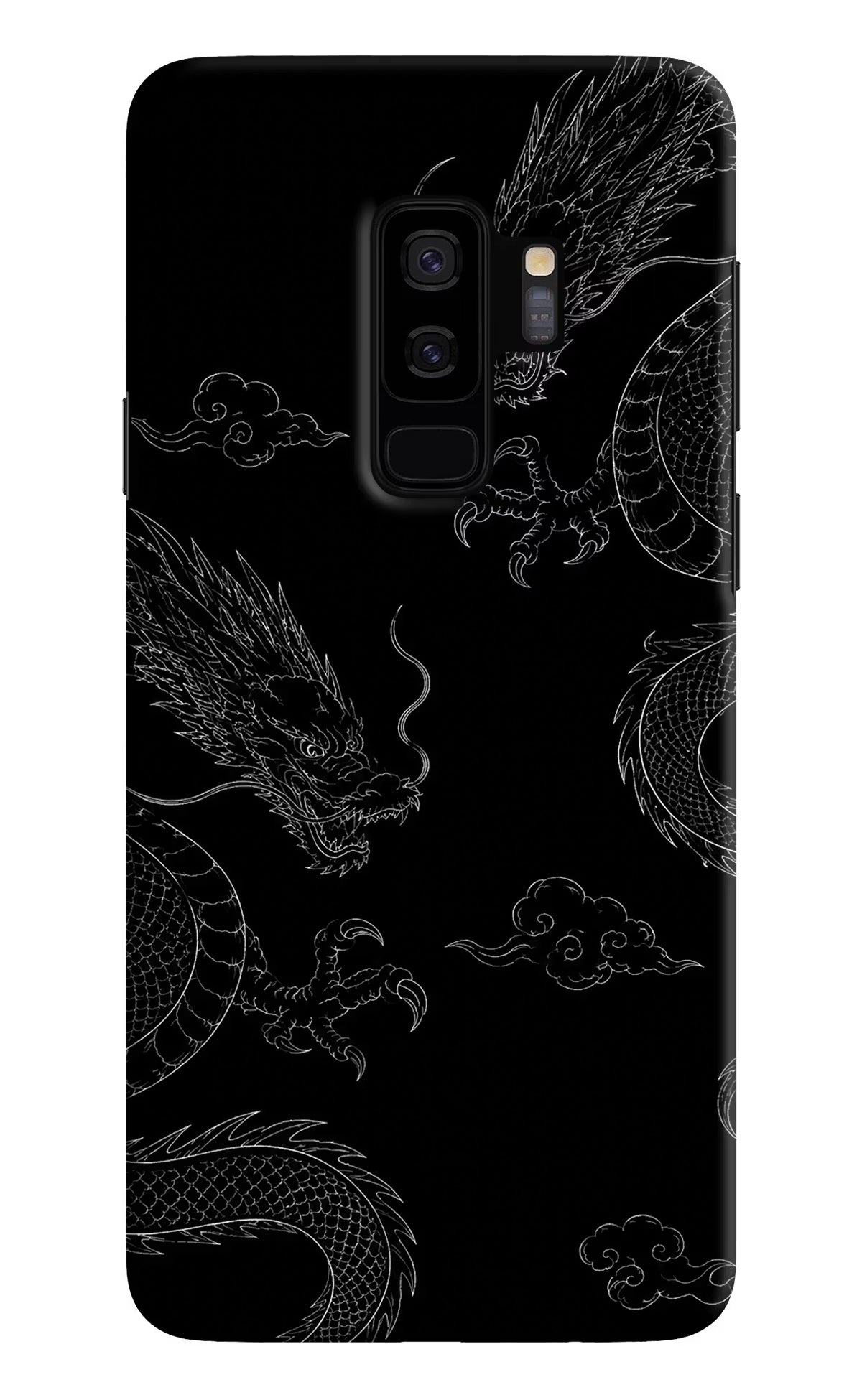 Twin Dragons Samsung S9 Plus Hard Case Back Cover by Casekaro